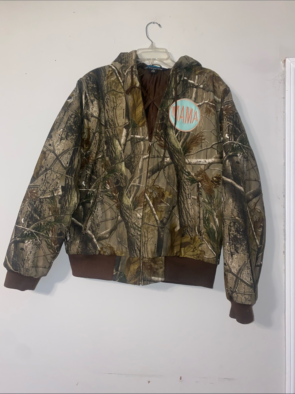 Tri-Mountain Women's Camouflage Bomber Jacket